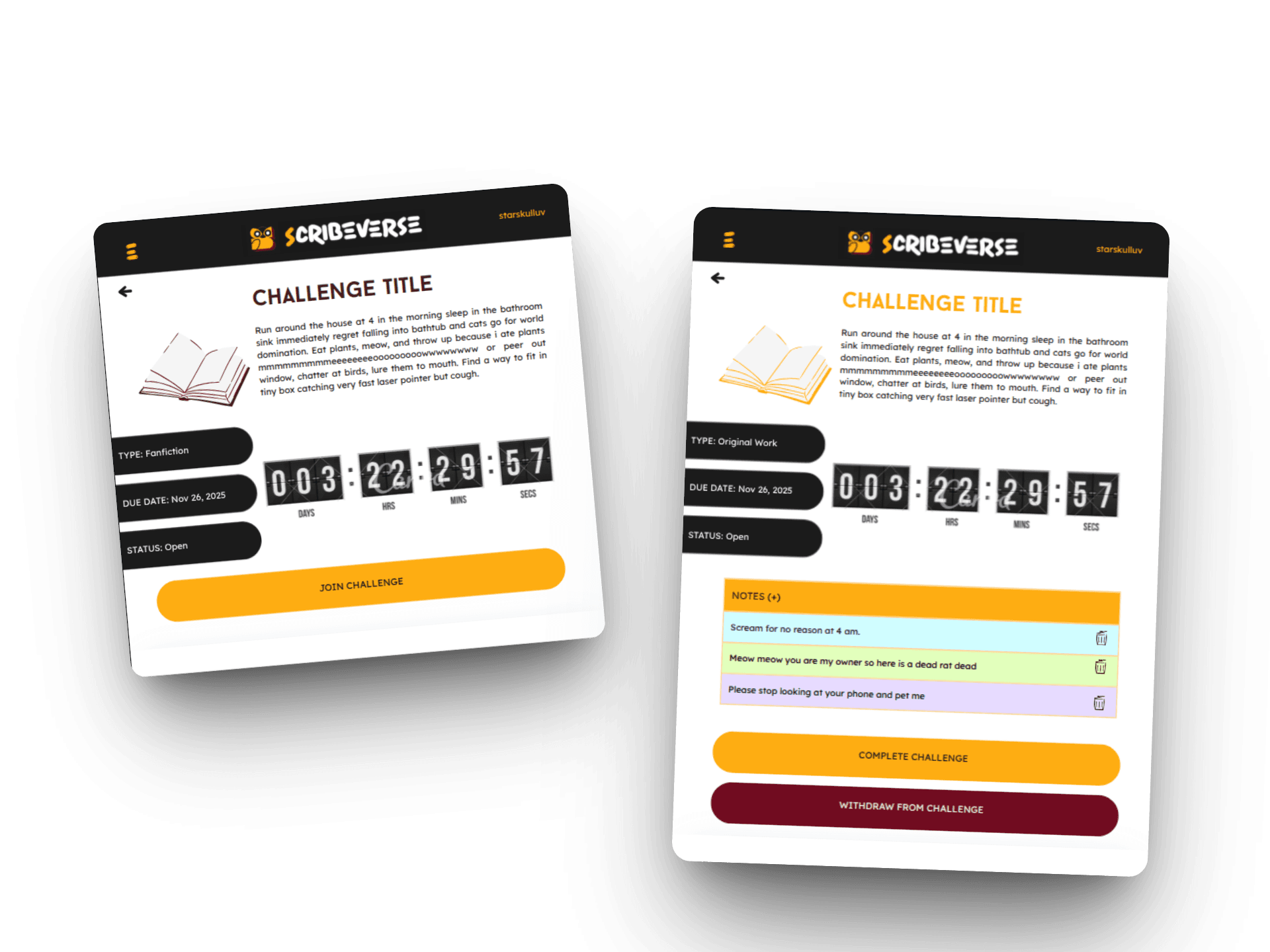 Scribeverse screenshot 1