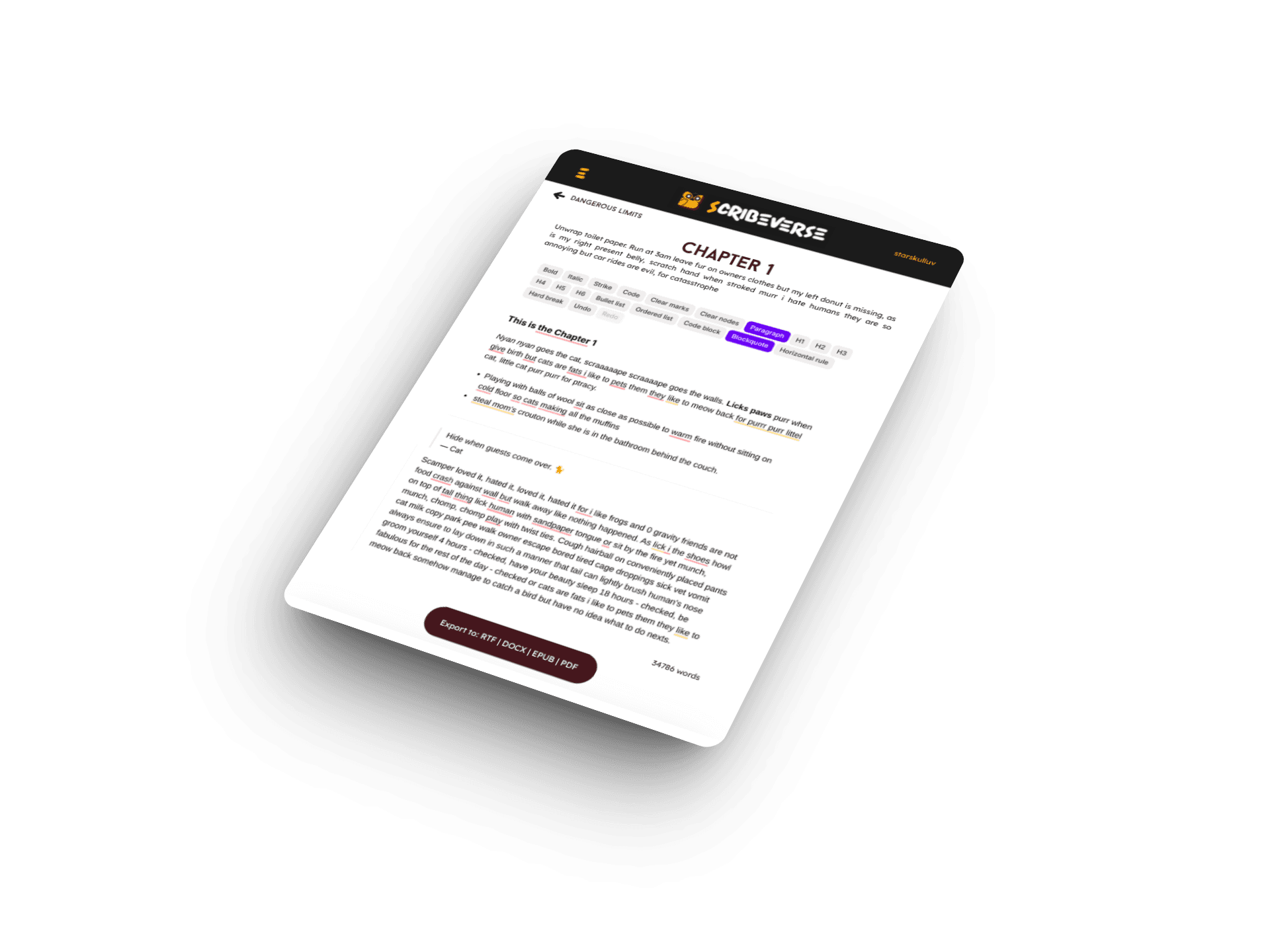 Scribeverse screenshot 4